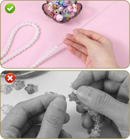 Bead Spinner Needles, 10 PCS Beading Needles for Seed Beads (0.4mm-0.8mm) in Kuwait