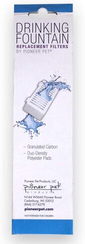 Pioneer Pet T-Shaped Suction Cup Water Filter – 3 Pack - Fits Mini Vortex and Swan Pet Drinking Fountain - (3091) in Kuwait