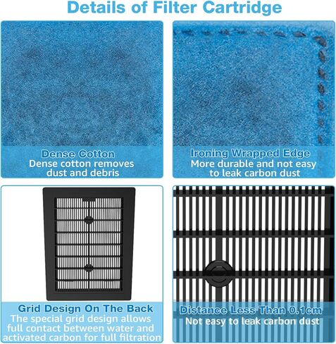 xbbwmrs 12 Pack Replacement Filter Cartridges Compatiable with Marineland Penguin PRO Power Filters 200 275 350 375, Rite Size C Filter Cartridges Compatiable with Marineland Filters in Saudi Arabia