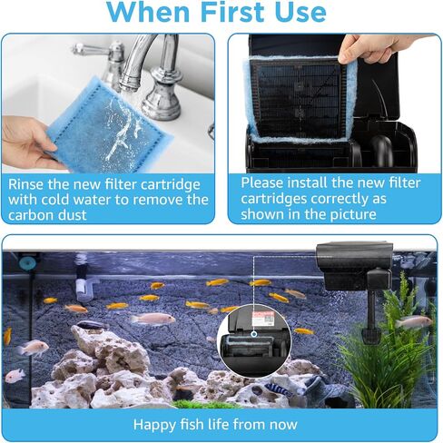 xbbwmrs 12 Pack Replacement Filter Cartridges Compatiable with Marineland Penguin PRO Power Filters 200 275 350 375, Rite Size C Filter Cartridges Compatiable with Marineland Filters in Saudi Arabia