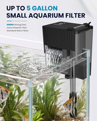 Small Fish Tank Filter Slim Aquarium Filter in Kuwait