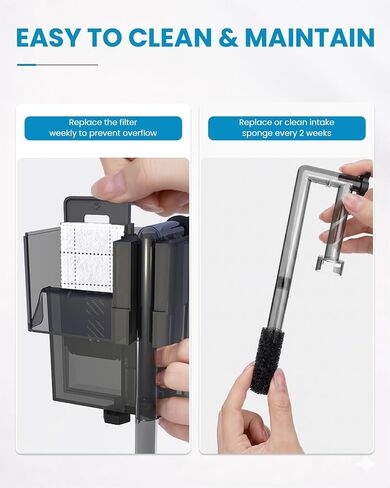 Small Fish Tank Filter Slim Aquarium Filter in Kuwait