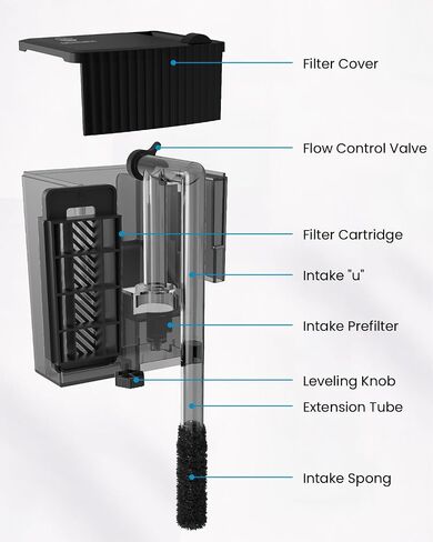 Small Fish Tank Filter Slim Aquarium Filter in Kuwait