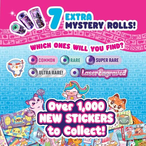 Sticki Rolls Sticker Book Toy Bracelet - 120 Holographic Stickers in Kuwait