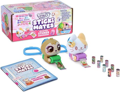 Sticki Rolls Sticki Mates - Collectible Sticker Dispenser 2-Pack - Ages 5+ in Kuwait