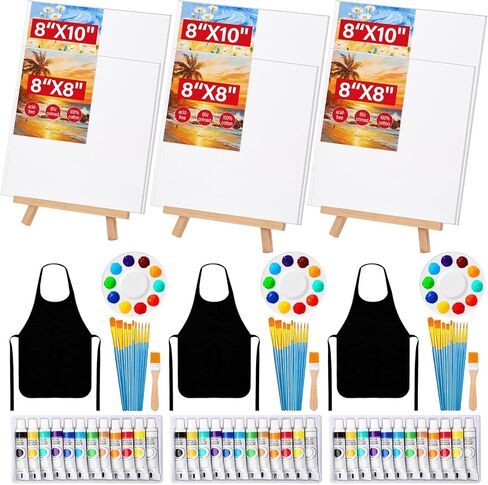 42 Pcs Sip and Paint Kit for Adults, Couples Painting Kit Date Night in Saudi Arabia
