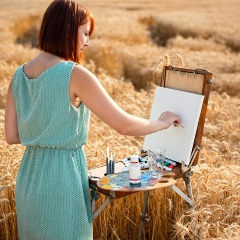 100Pack 8x10 Inch Premium Flat Canvas Panels for Acrylic and Oil Painting in Kuwait