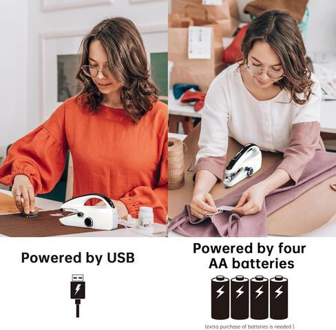 Handheld sewing machine,easy to use, electric sewing machine，fast sewing speed, Easy sewing of clothes and fabrics, suitable for beginners DIY in Kuwait