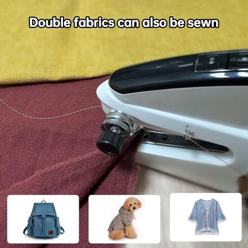 Handheld sewing machine,easy to use, electric sewing machine，fast sewing speed, Easy sewing of clothes and fabrics, suitable for beginners DIY in Kuwait