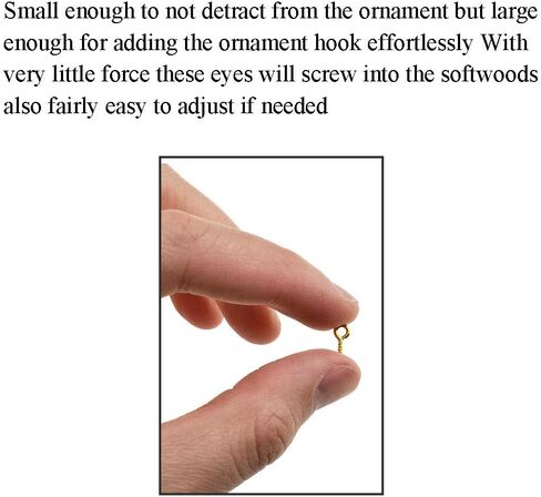 3/8 Inch Small Screw Eyes Solidly Closed Eyelet Threads Hold Tight Hand Twisting Cup Hooks Eyebolt Quality Aolly Gold 200 Pieces for Christmas Hanging Ornaments Jewelry Making Bead Crafts in Saudi Arabia