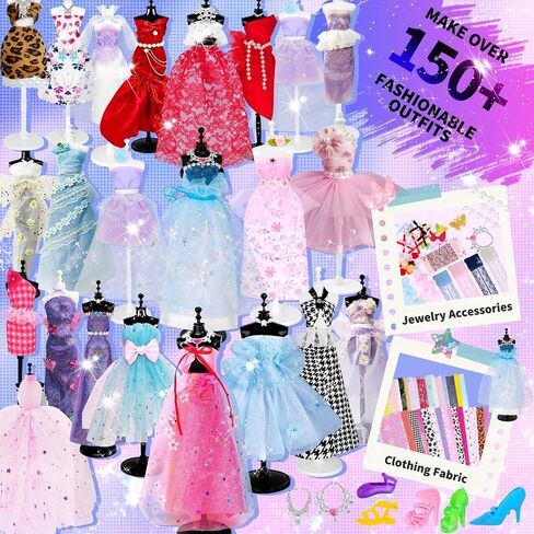 MPQMPQ 1000+ PCS Fashion Designer Kits for Girls Age 6 7 8 9 10 11 12+ in Kuwait