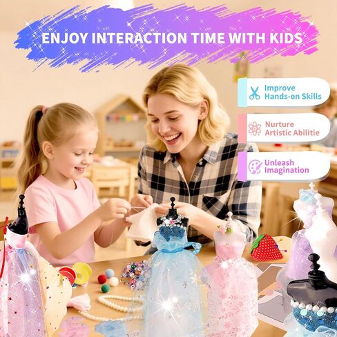 MPQMPQ 1000+ PCS Fashion Designer Kits for Girls Age 6 7 8 9 10 11 12+ in Kuwait