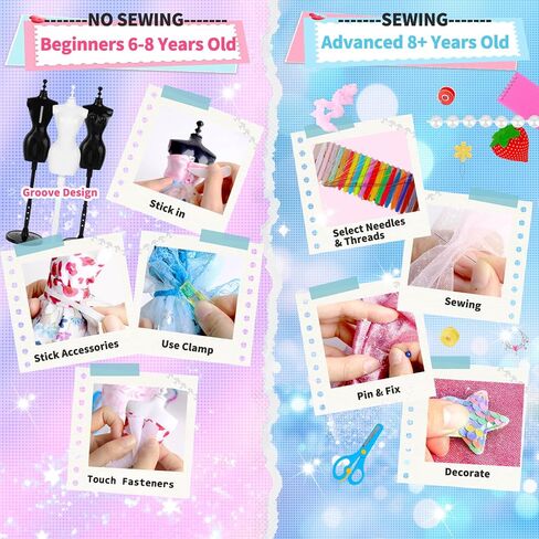 MPQMPQ 1000+ PCS Fashion Designer Kits for Girls Age 6 7 8 9 10 11 12+ in Kuwait