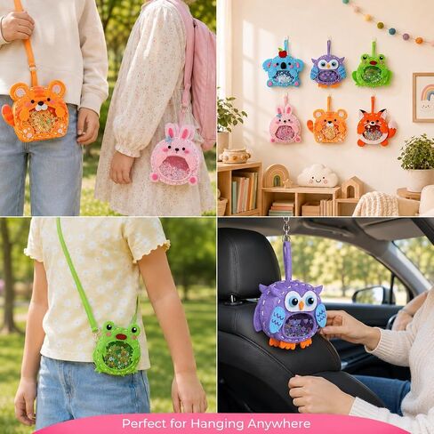 Gipony Sewing Kit for Kids Ages 6-12, Kids Sewing Kit with 6 DIY Forest Animal Craft Kits, Pre-Punched Felt & Instructions, Learn to Sew, Stitch Gifts for Girls, 6 & 7 Year Old Girl Birthday Gift in Kuwait