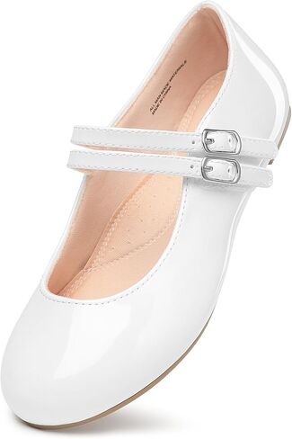 MIXIN Girls Dress Shoes Mary Jane Shoes for Girl Ballet Flats Back to School Princess Wedding Shoes in Kuwait