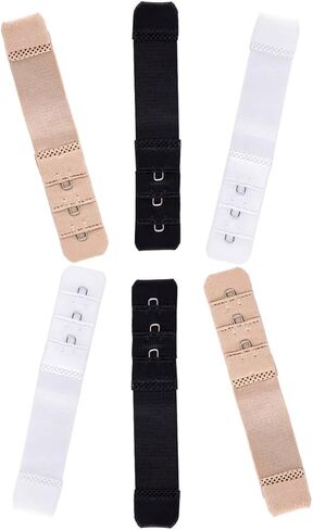 Women Elastic Bra Extenders 5/6 Hook(Optional) Bras Back Extension Strap in Kuwait