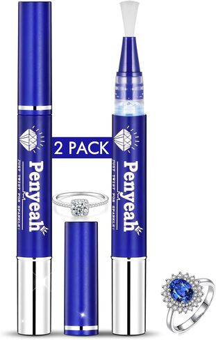 Jewelry Cleaner Pen 2Pack, Quick Sparkle Diamond Ring Cleaner Pen Stick in Saudi Arabia