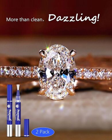 Jewelry Cleaner Pen 2Pack, Quick Sparkle Diamond Ring Cleaner Pen Stick in Saudi Arabia