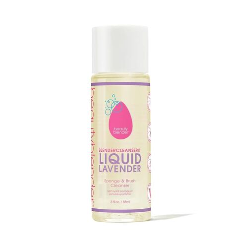Beautyblender | Blendercleanser Tool Wash | Lavender Purifying Liquid Soap | Sponge, Brush, Makeup Tool Cleanser | Lavender-Scented, Vegan, Paraben & Sulfate-Free, 3 oz | Package May Vary in Kuwait