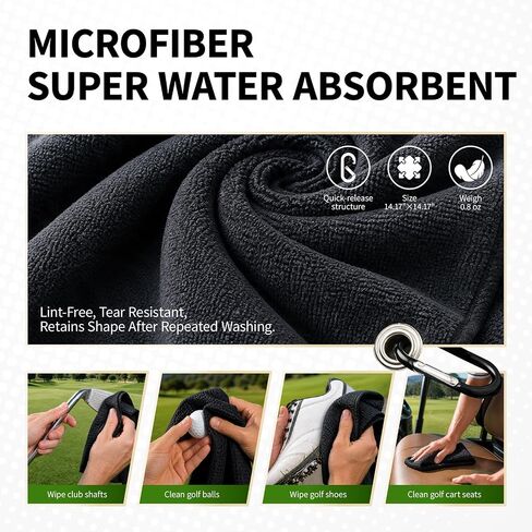 Golf Club Cleaner, 4-in-1 Kit with Water Brush, Groove Sharpener, Towel,Pen in Saudi Arabia