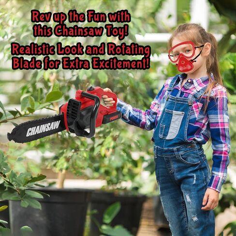 Kids Toy Lawn Mower, Leaf Blower and Chainsaw Set Landscaping Power Tools in Saudi Arabia