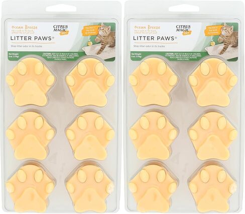 Citrus Magic Pet Odor Eliminator Litter Paws, Fresh Linen, 6 Paws in Kuwait