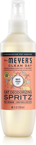 MRS. MEYER'S Clean Day Cat Deodorizing Spray, White Peach Scent, 8oz in Saudi Arabia