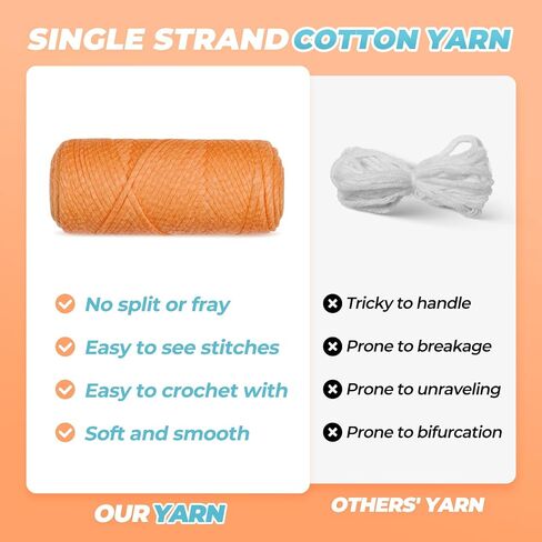 MOREJMTT Crochet kit for Beginners Adults, Learn to Crochet, Include Easy Knitting Soft Yarn, Step-by-Step Video Tutorial, Hook, Holiday Birthday Gift (Orange cat) in Saudi Arabia