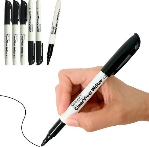 ClearView Writer 1.2, Bullet Tip Water-Based Low Vision Pen(3-Pack) in Saudi Arabia