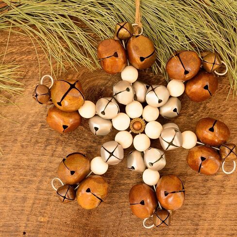 Essentials By Leisure Arts Jingle Bells 35mm Silver 4pc - Large Silver Craft Bells for Holiday Decorations, Ornaments, DIY Projects, Costumes, and Jewelry in Kuwait