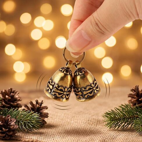 10 Pcs Brass Bells for Crafts, Small Brass Bells DIY Decorative Bells in Kuwait