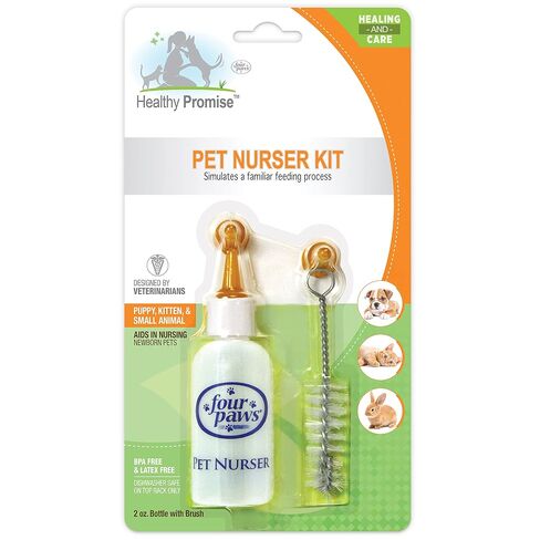 Four Paws Pet Nursing Kit, Bottle and Brush, 2 oz in Kuwait