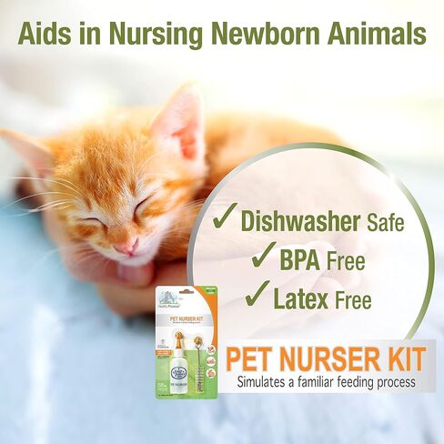 Four Paws Pet Nursing Kit, Bottle and Brush, 2 oz in Kuwait