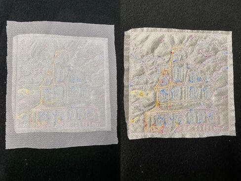 Ultra Soft Embroidery Stitch Cover12"x10 Yd, Iron-On Stabilizer - White in Saudi Arabia