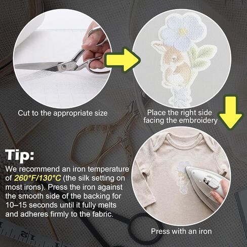 Soft & Cozy Embroidery Stitch Cover Stabilizer 12" x 10Yd, Fusible Backing in Saudi Arabia
