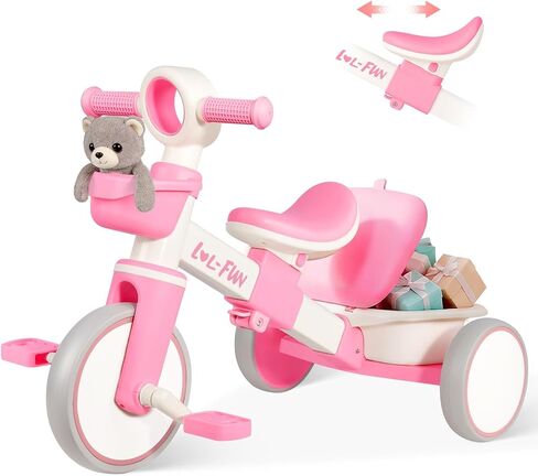 Tricycle for Toddlers 1-3 Year, Toddler Balance Bike for Boys Girls Age 2-4 in Saudi Arabia