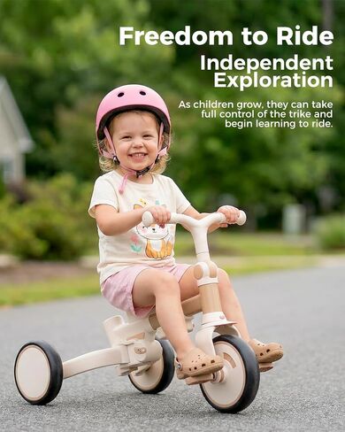 7-in-1 Tricycle for Toddlers 1-3 Years Gift, Foldable Baby Trike Stroller in Kuwait