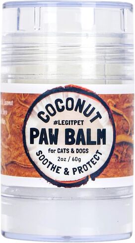 Dog Paw Balm Stick Wax Soother & Moisturizer Cream with Coconut Oil, Shea Butter & Beeswax Healing Protector for Cracked Dog Cat Paws, Snout & Elbows Snow & Dry Weather Protection Ointment Travel Pack in Saudi Arabia