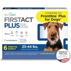 FirstAct Plus Flea and Tick Prevention for Dogs, 23-44 lbs. 3 Month Supply in Saudi Arabia