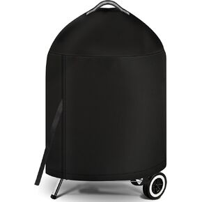 غطاء شواية iCOVER لغلاية الفحم Weber مقاس 22 بوصة - غطاء شواء عالي التحمل مقاوم للماء لشوايات غلاية الفحم Weber Char-Broil مقاس 22 بوصة in Kuwait