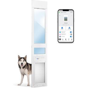 Power Pet Smart Roll Up Automatic Dog Door, WiFi (Door Mount, Medium) in Kuwait