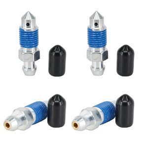 4 PCS Speed Bleeder,Bleeder Valve,Brake Bleeder Screws,Quick Bleeders with Dust Caps M8x1.25-27mm, H9405-4, H9422-4, 105182, 639520 in Saudi Arabia