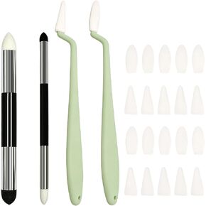 24 Pcs Dual Tip Blending Sponge Pens for Oil Pastel Art in Kuwait