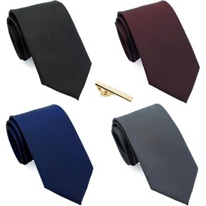 Extra Long Ties for Men Big and Tall, 63 or 70 inch Long Neckties 4-Pack in Saudi Arabia