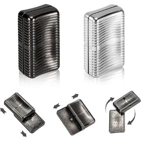 1797 Metal Magnetic Fidget Slider for Adults, EDC Pocket Fidgets Toys with Smooth Clicks, Focus & Relaxation Fun Cool Gadget Gift, 2 Pack in Kuwait
