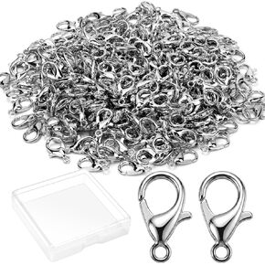 120 Pcs Stainless Steel Lobster Claw Clasps Silver&Gold for Jewelry Making in Kuwait