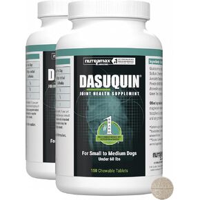 Nutramax Dasuquin for Small to Medium Dogs, Joint Health Supplement, Contains Glucosamine for Dogs, Plus Chondroitin, ASU and More, Supports Healthy Joints, Chewable Tablets, 150 Count in Kuwait