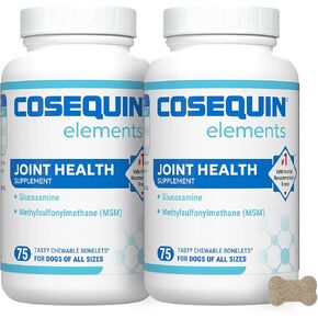 Nutramax Cosequin Elements Joint Supplement, Glucosamine for Dogs, 75ct in Kuwait