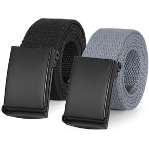 JASGOOD 2 Pack Boy's Canvas Belts Kids Strap Web belts for Uniform Baseball Golf Waist Belt in Saudi Arabia