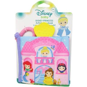 KIDS PREFERRED Disney Baby - Disney Princess Soft Book with Teether Toy & Crinke Pages - Picture Book for Newborns in Saudi Arabia